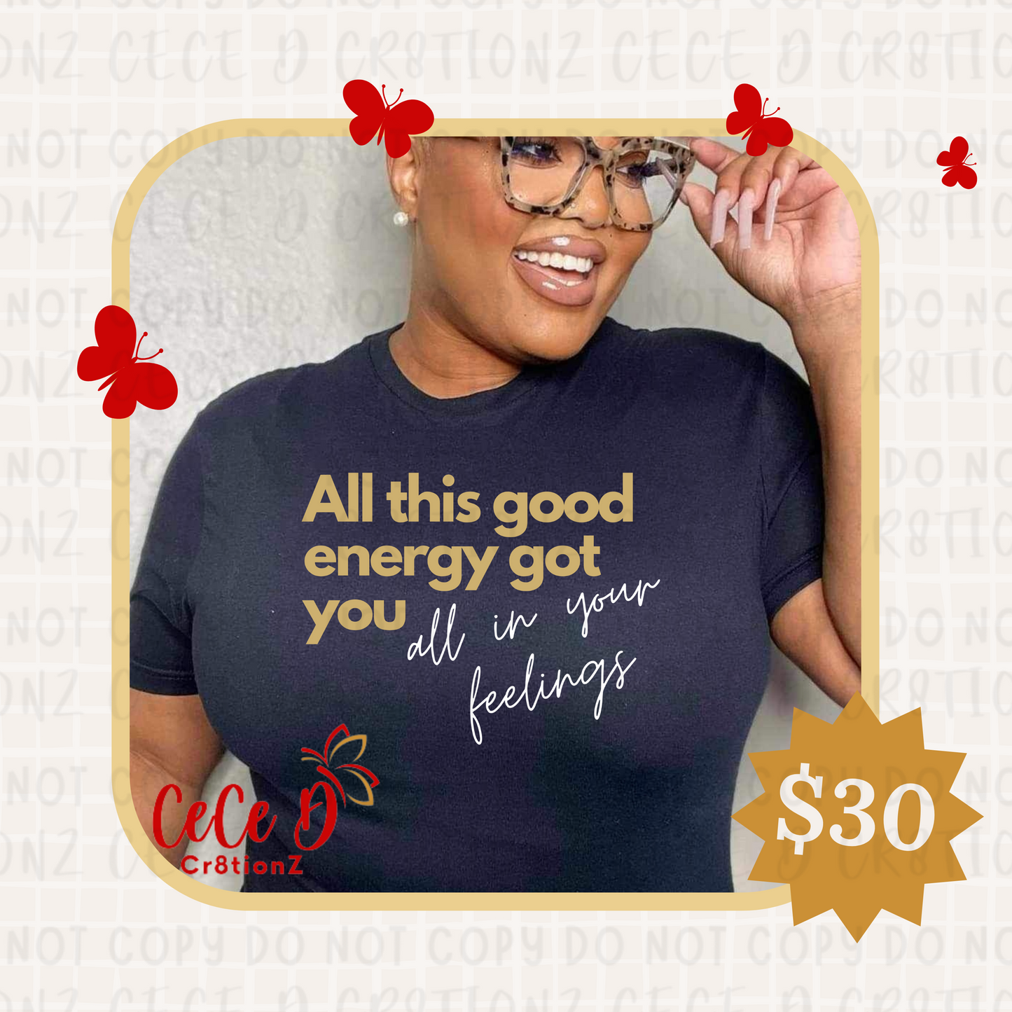 All this Good Energy Tee