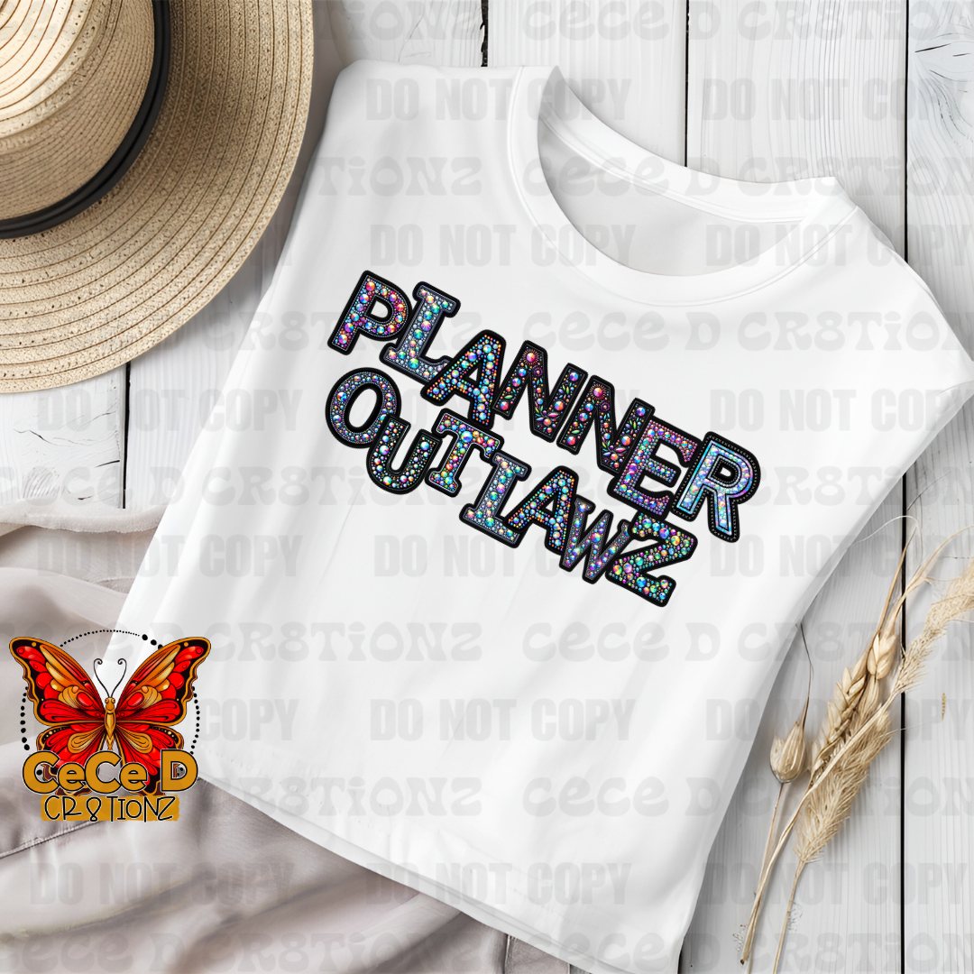 2024 Planner Outlawz (Faux Rhinestones)