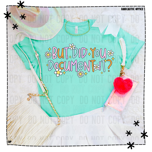 But Did You Document It