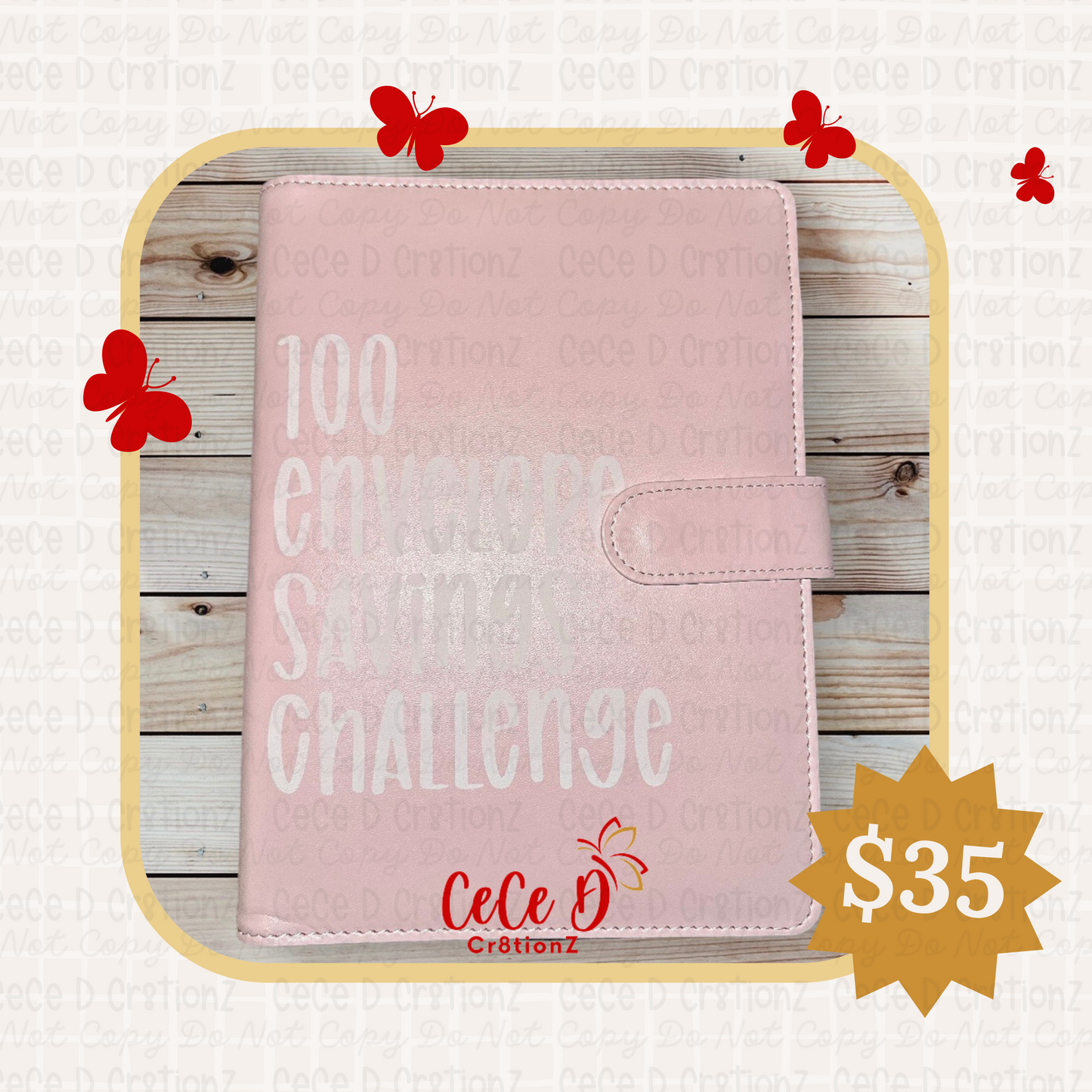 100 Envelope Savings Challenge Binder