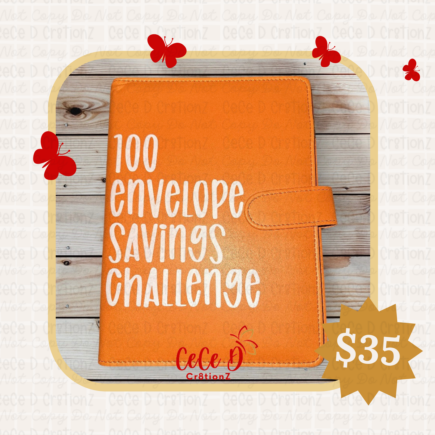 100 Envelope Savings Challenge Binder