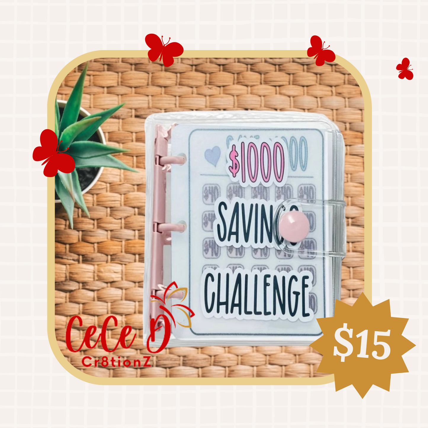 1000K Savings Challenge Binder