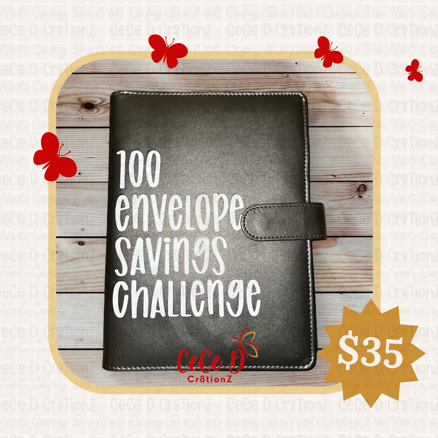 100 Envelope Savings Challenge Binder