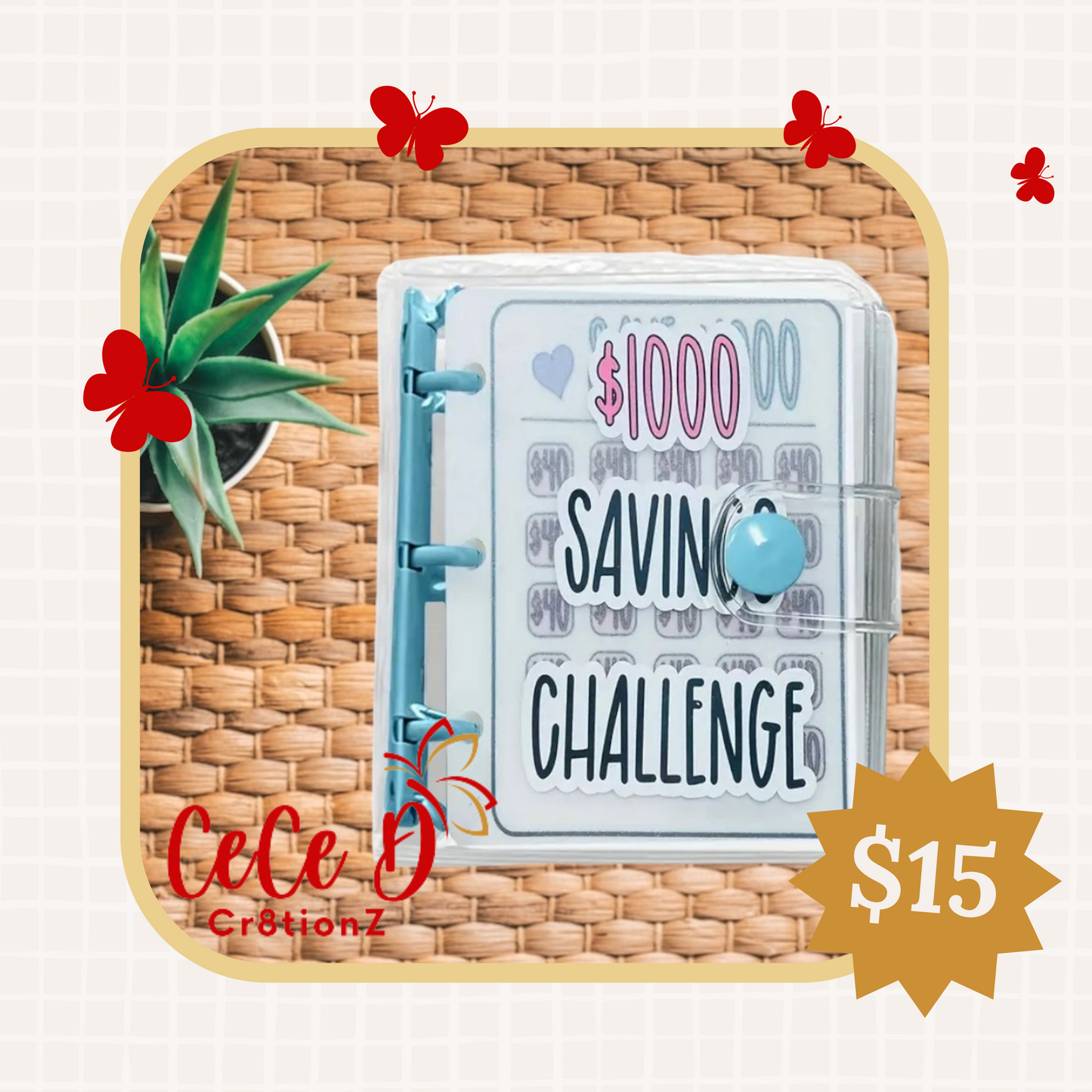 1000K Savings Challenge Binder