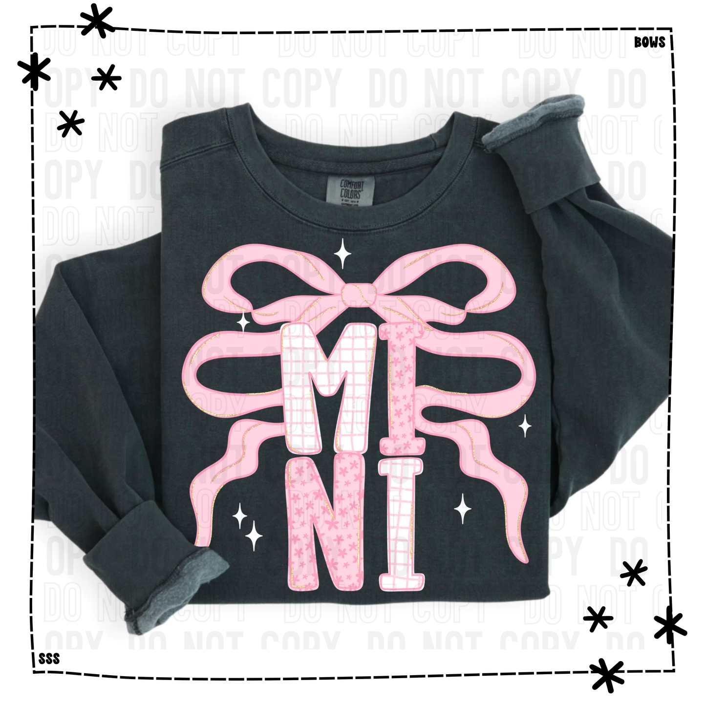 Coquette Pink Bow Mini