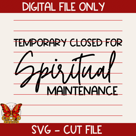 Spiritual Maintenance SVG