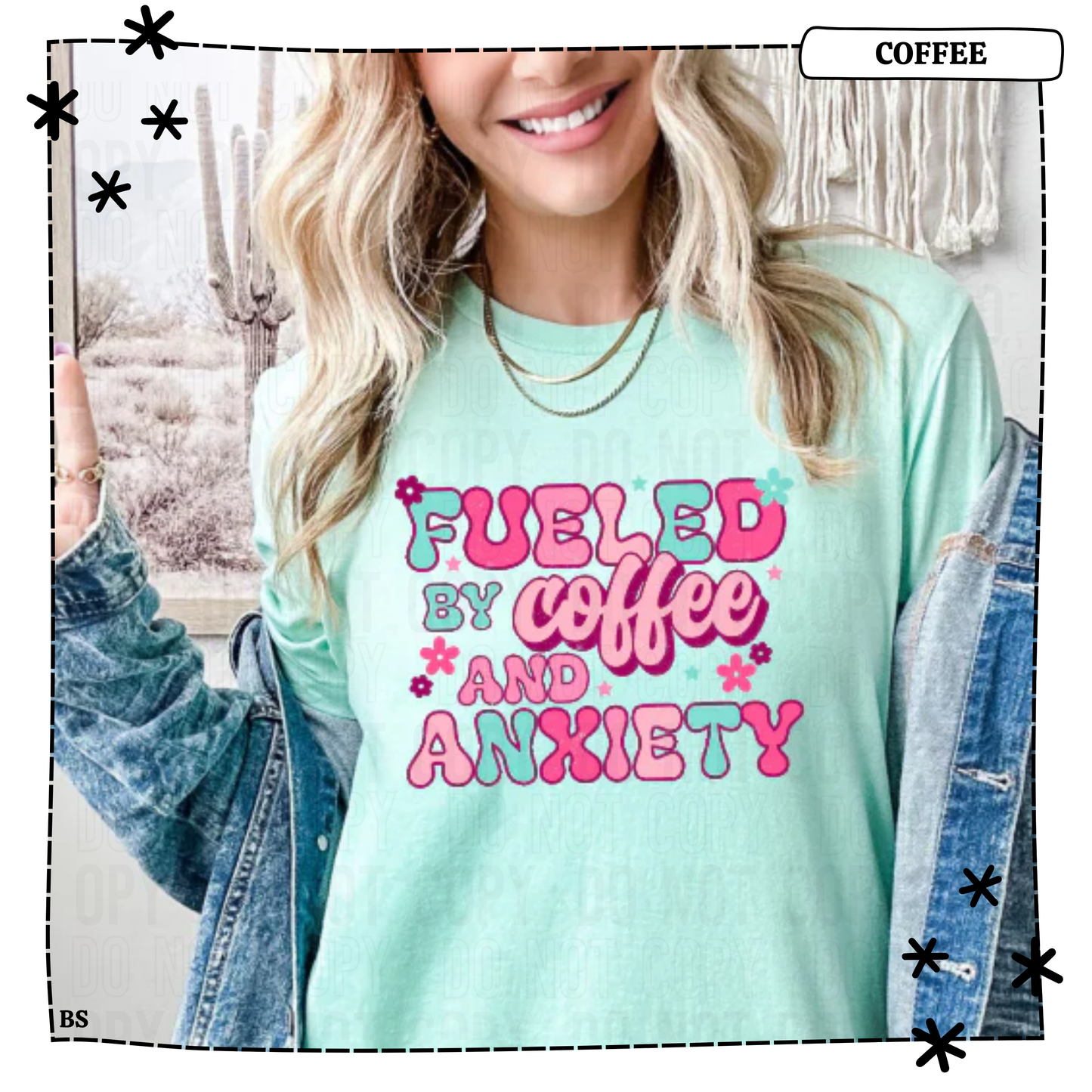 Fueled By Coffee & Anxiety Retro