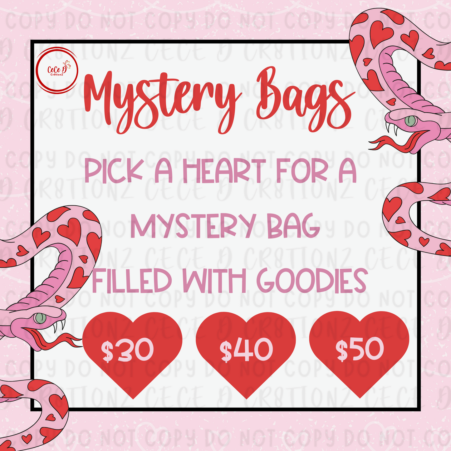 Heart Mystery Bag