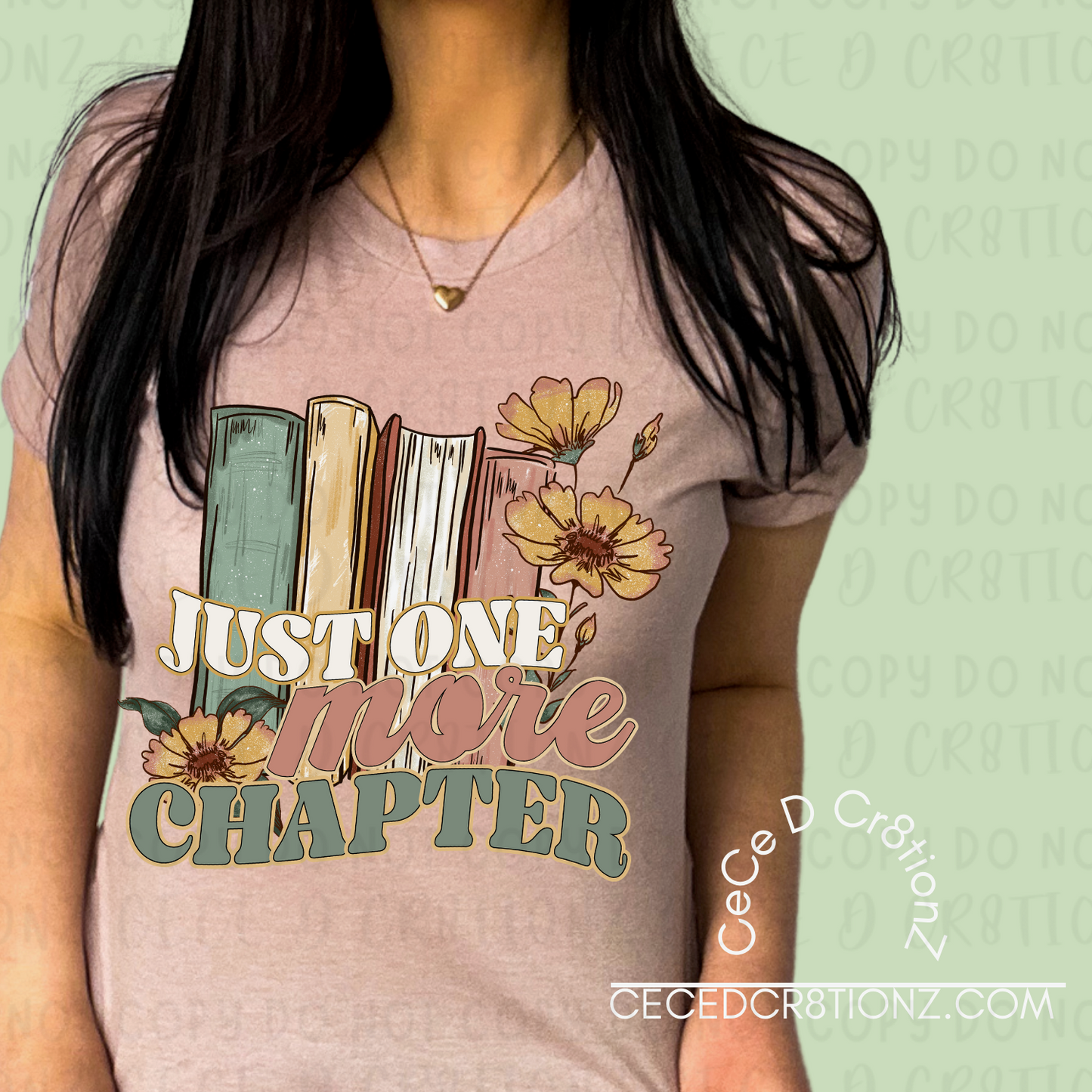 Just One More Chapter (Floral)