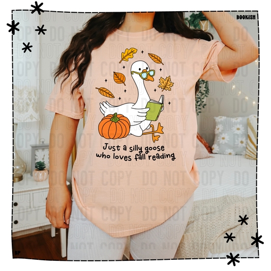 Just a Silly Goose Who Loves Fall Reading