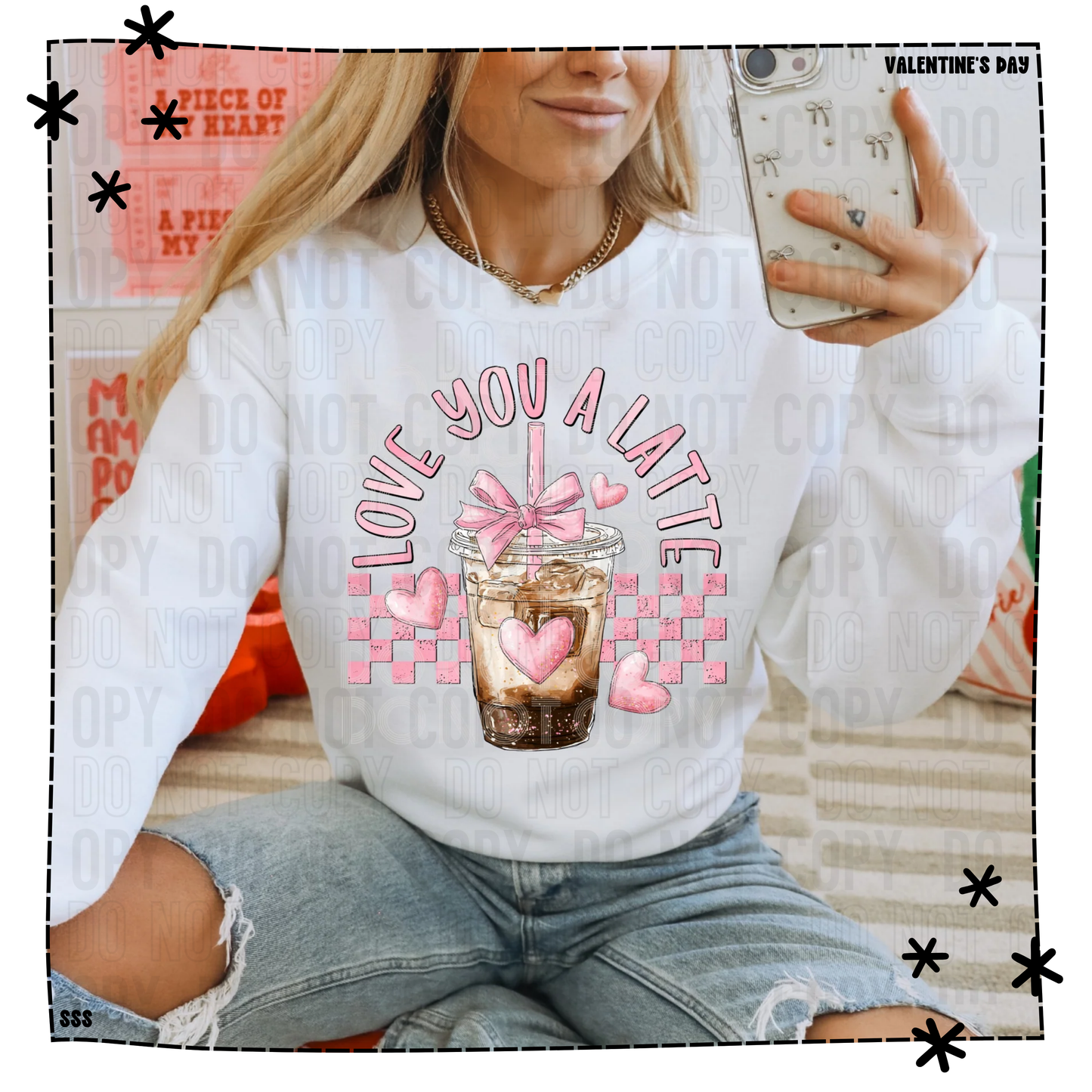 Love Your A Latte...e Cup With Bow