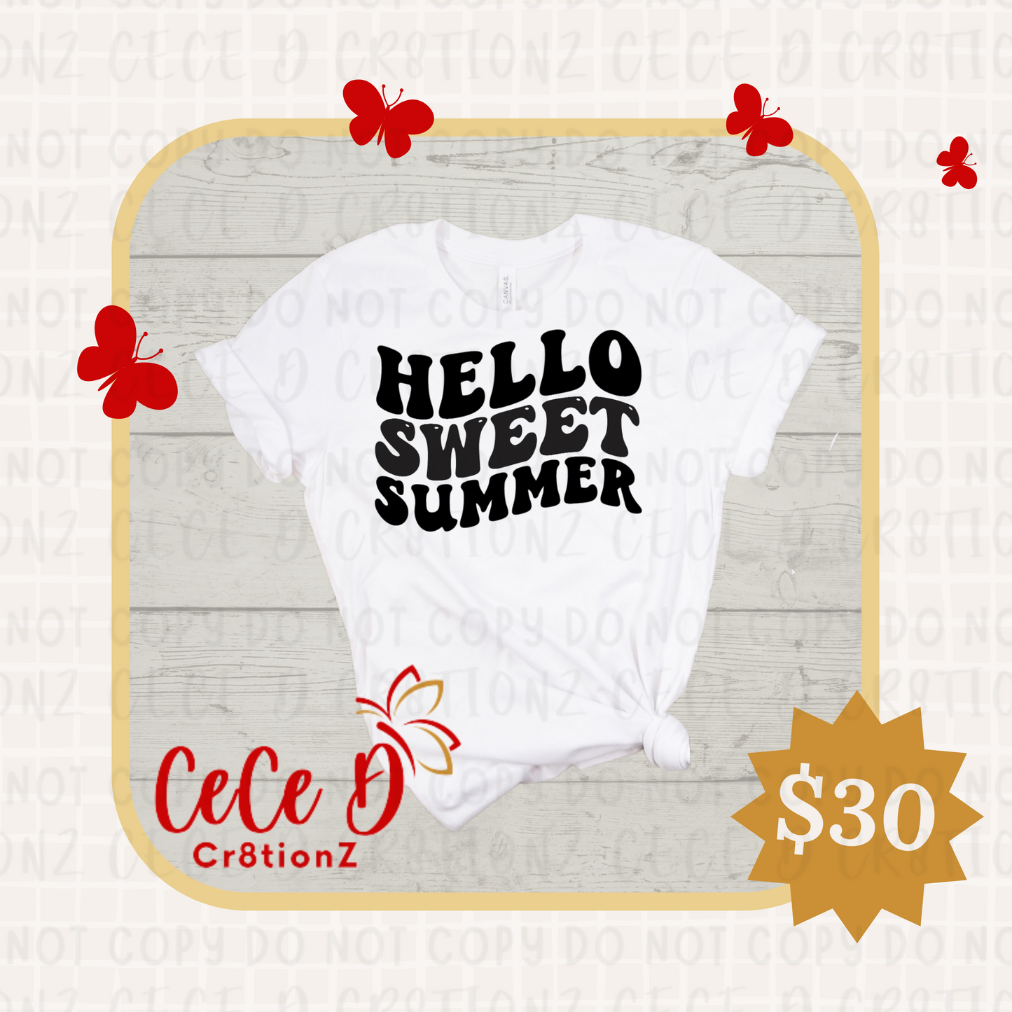 Hello Sweet Summer Tee