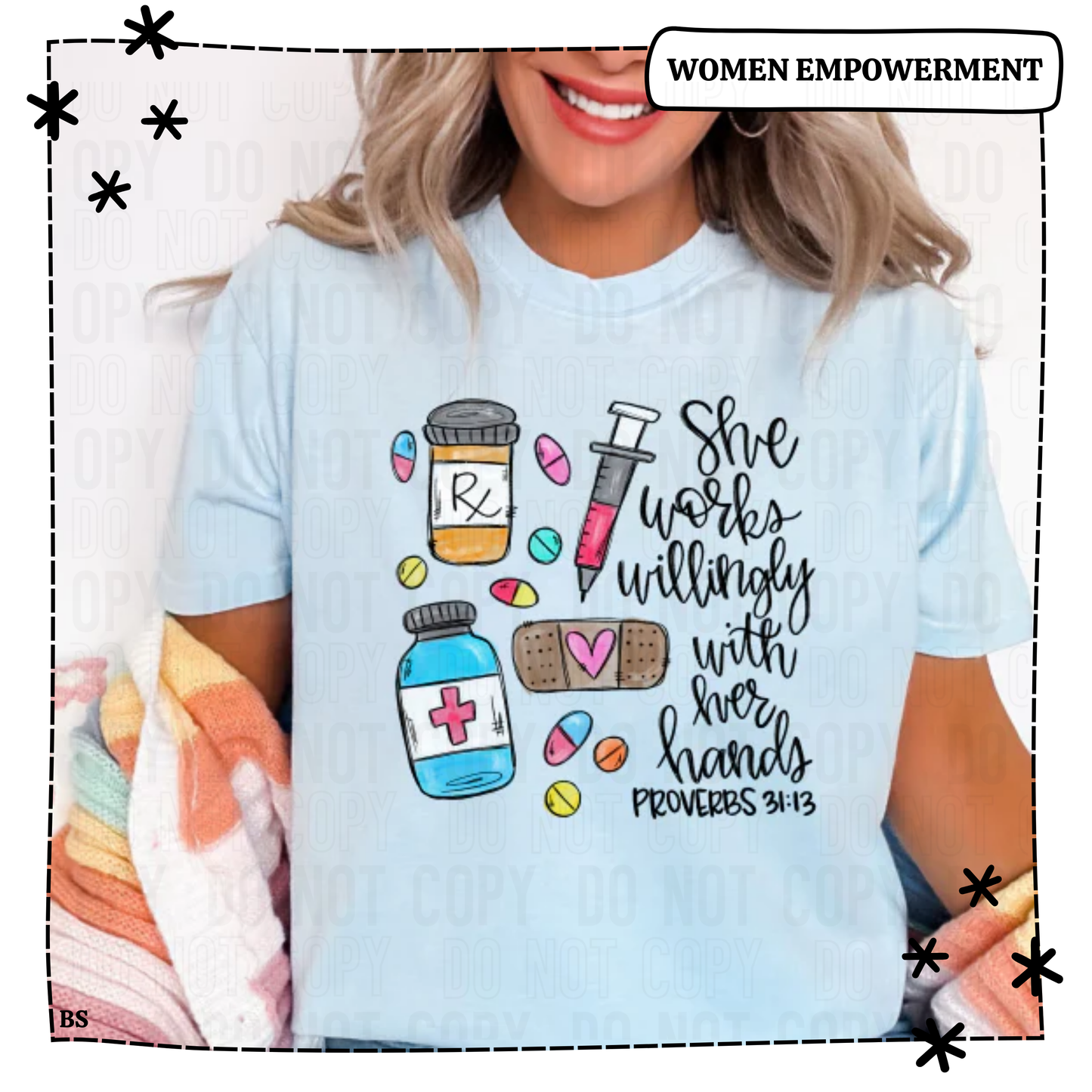 She Works Willingly with Her Hands Pharmacy Tech