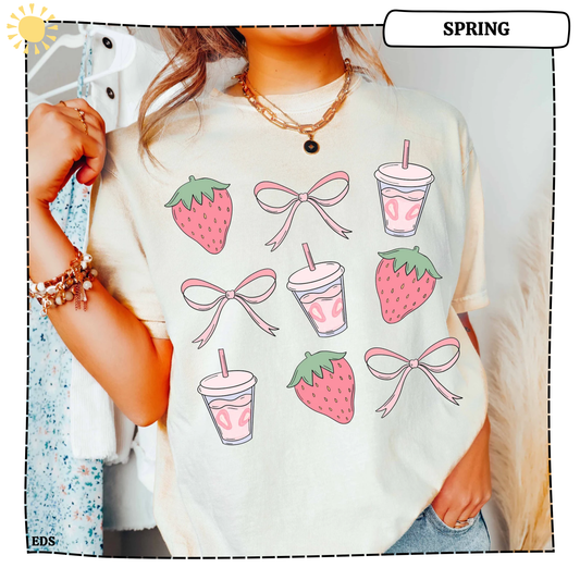 Strawberry Bow Drinks