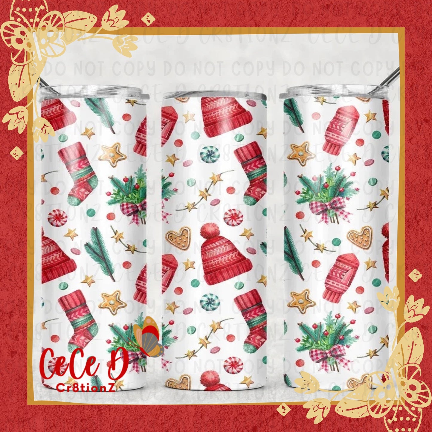 Christmas Icons Tumbler