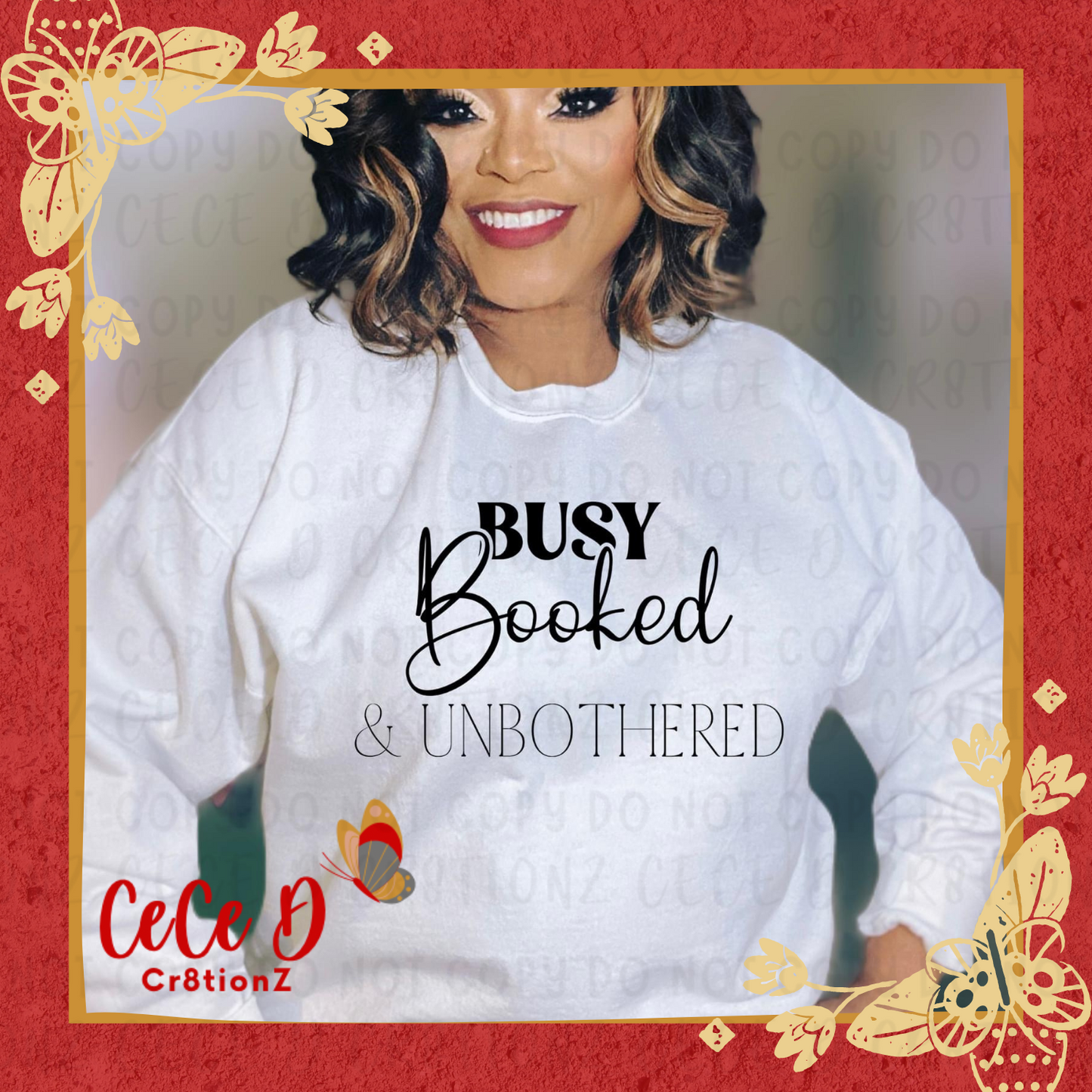 Busy Booked Unbothered Tee