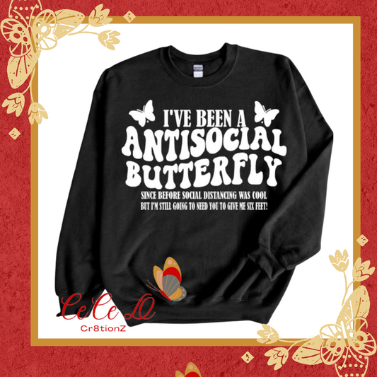 Antisocial Butterfly Tee