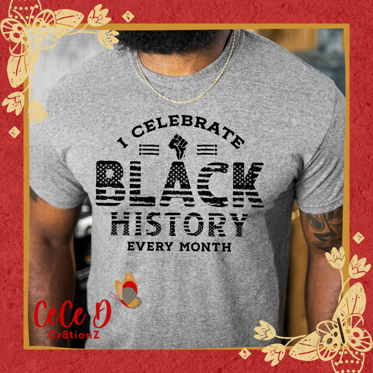 I Celebrate Black History Tee