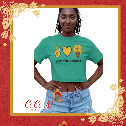 Love, Peace, and Melanin Tee