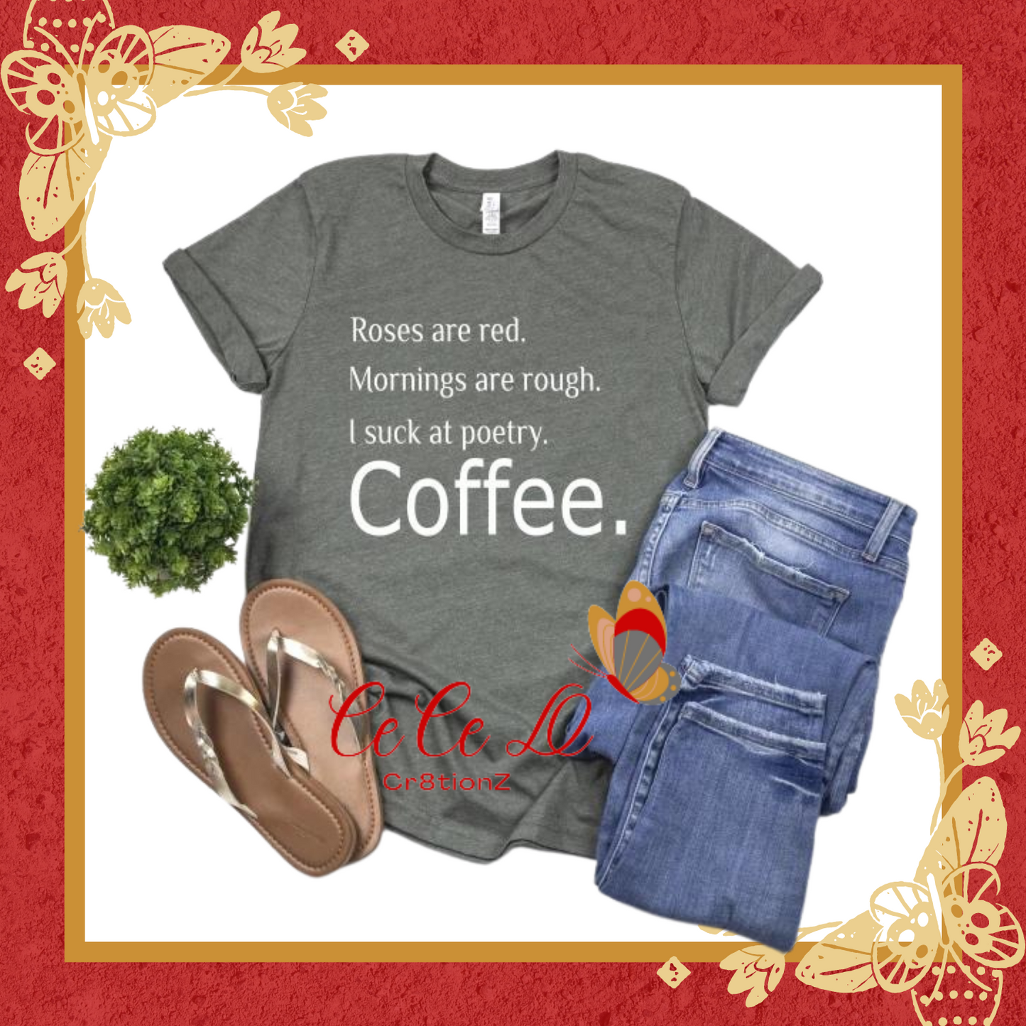 Poetry Coffee Tee