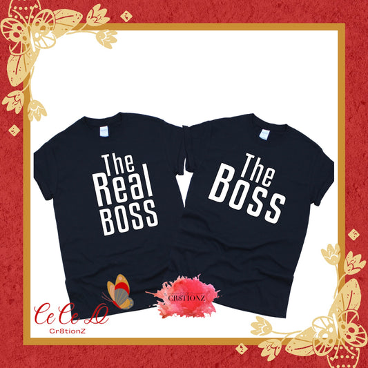 The Real Boss and The Boss Tee