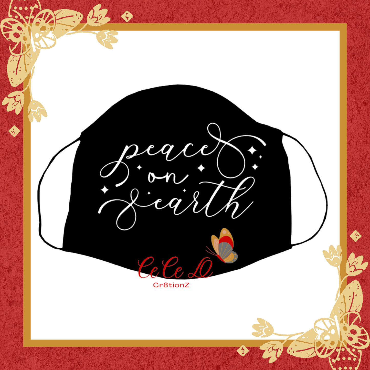 Peace on Earth Oh Holy Night Mask