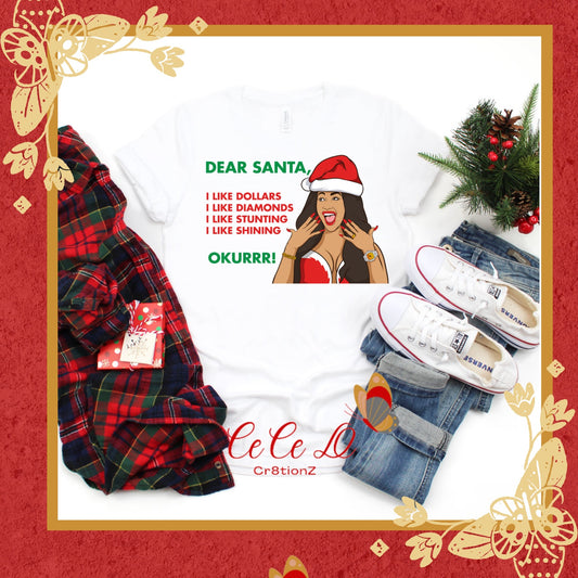 Cardi Christmas Tee