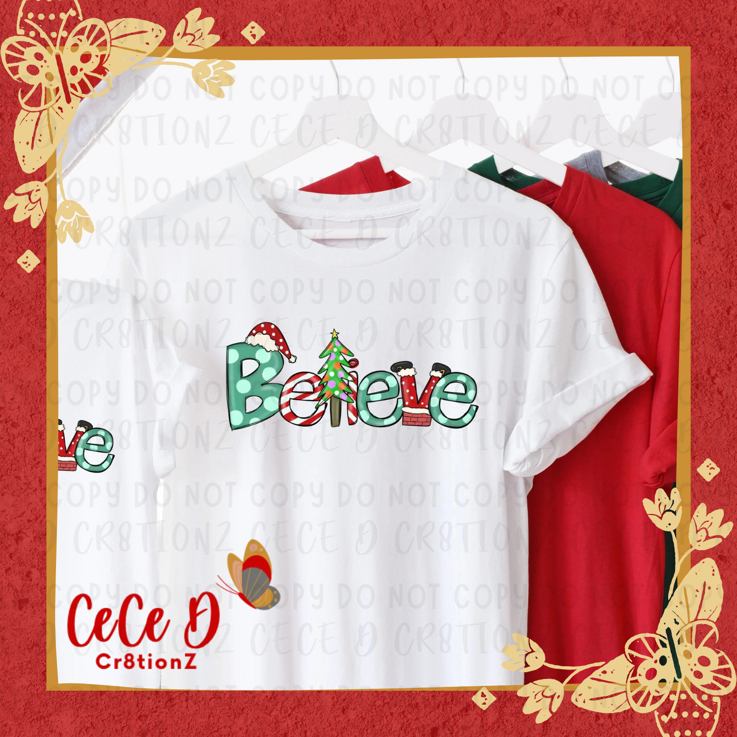 Christmas Believe Tee