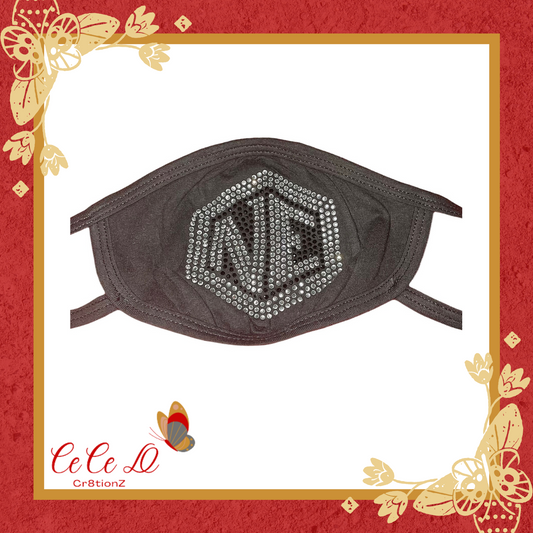 NE Rhinestone Mask